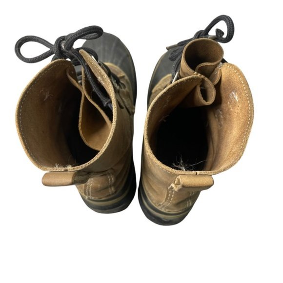 SOREL Men's Vintage Kaufman Caribou Tan Leather Waterproof Snow Boots *No Size* - Picture 16 of 16